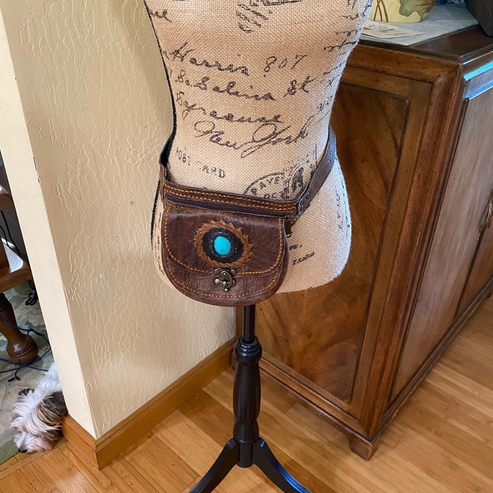 Handmade Leather Waist Bag